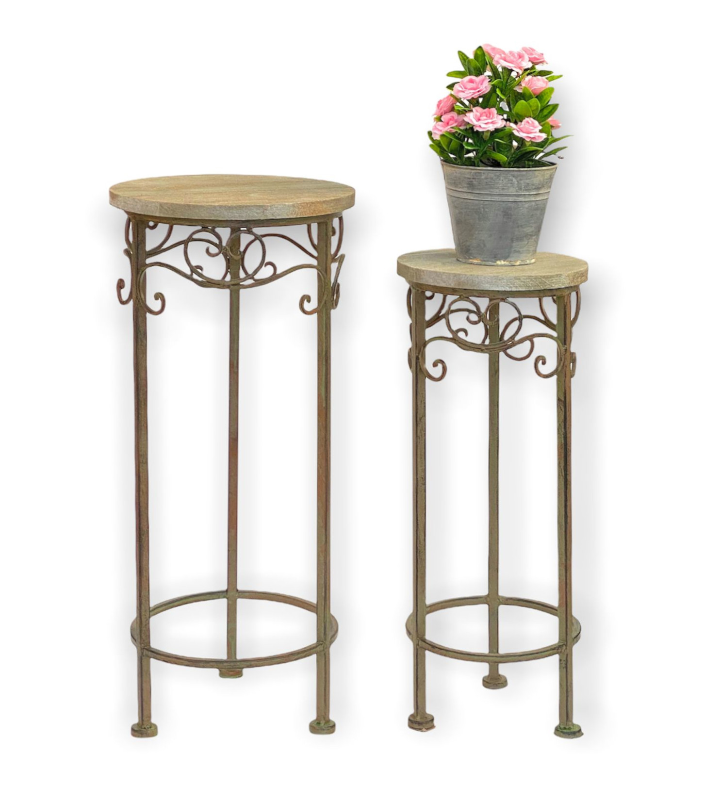DanDiBo Blumenhocker Malega 11135 Blumenst/änder 56-72 cm Rund Blumens/äule Beistelltisch
